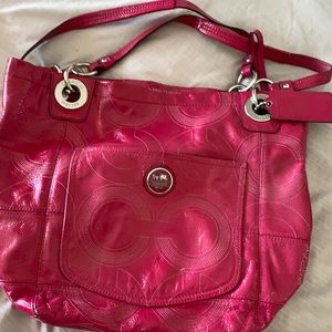 Leather Coach purse